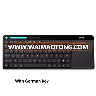 More choice for K8, multi-language is ready for option, MINI keyboard with touch pad mouse combo with Spanish key