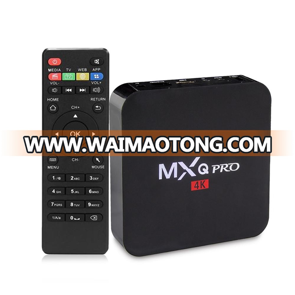 S905X 7.0 quad core Android Smart TV Box android tv box 1G RAM 8G ROM Quad Core WiFi